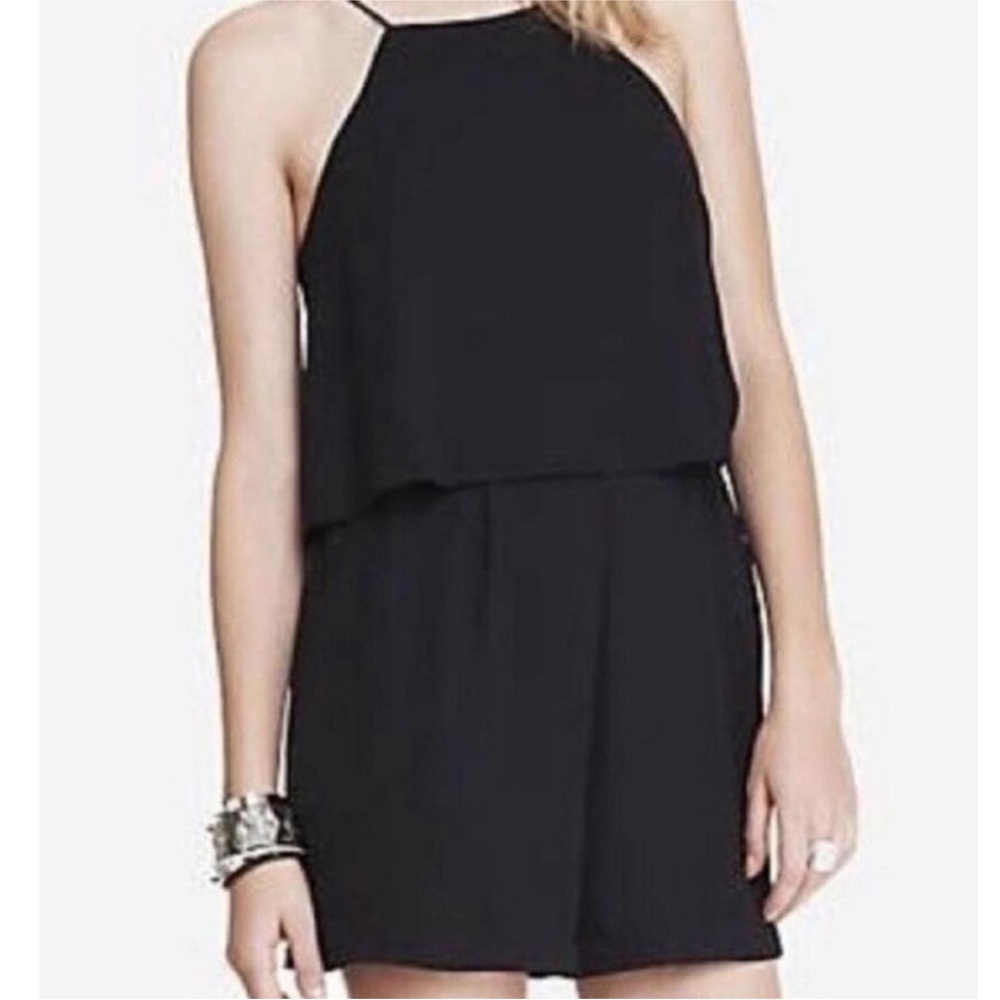 Black shorts romper